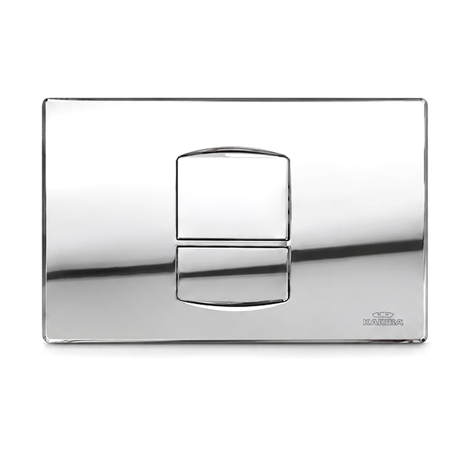 KARIBA Itaka Double Flush Plate – Chrome (317301)