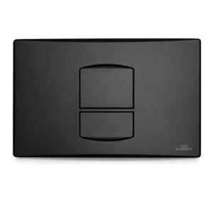 KARIBA Itaka Double Flush Plate – Black (317328)
