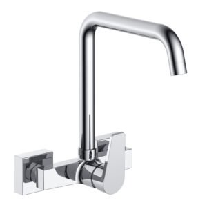 HESANIT Logic Single Lever Wall Mounted Sink Mixer – Chrome (4003)