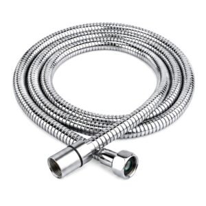 Eurodocia Flexible Chrome Shower Hose 120 cm – Made in Italy (6258)