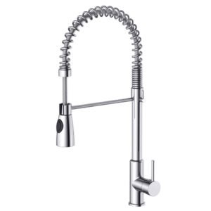 HESANIT Kitchen Mixer with Two-Function Sprayer – Chrome (6831)