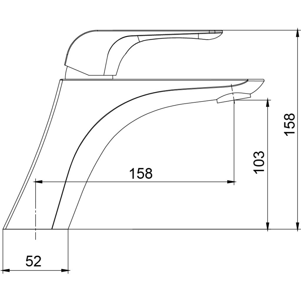 HESANIT Elite Single Lever Basin Mixer with Pop-up Waste (7001)