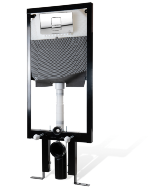 KARIBA Smartika 6E concealed cistern with Itaka flush plate in Chrome