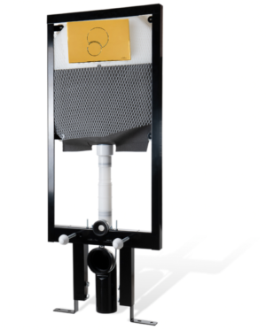 KARIBA Smartika 6E concealed cistern with Itaka flush plate in Gold