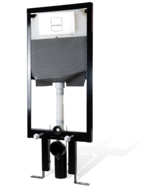 KARIBA Smartika 6E concealed cistern with Itaka flush plate in White