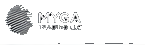 MYGA Trading LLC white footer logo with striped circular mark